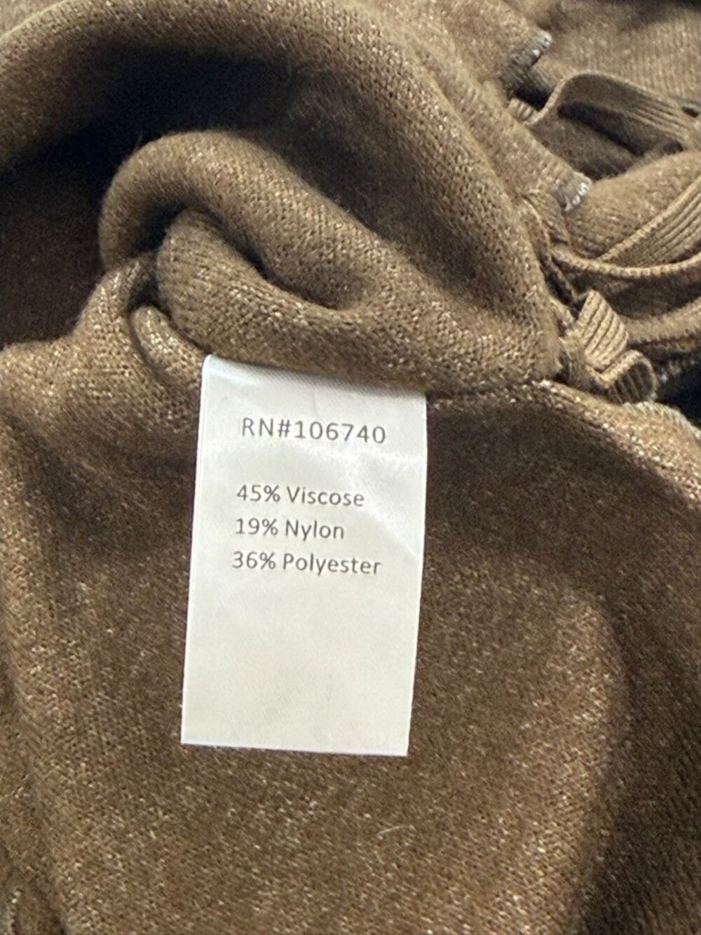 Back in the Saddle Bluff Trail Turtleneck Fringed Poncho Armholes Pocket One Sz - Picture 9 of 11